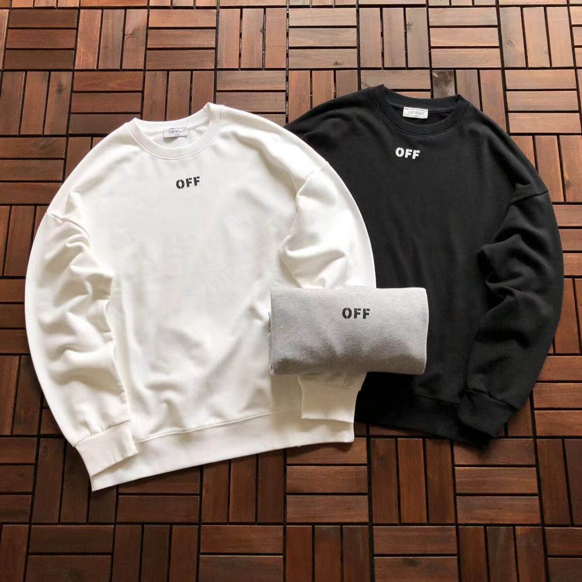 Off White Crewneck - Image 1
