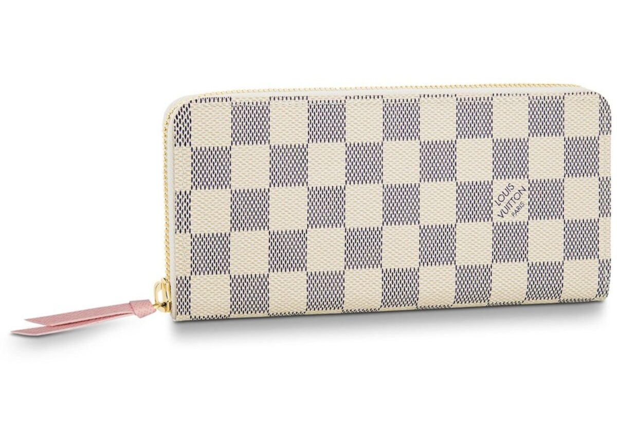 Louis Vuitton Clemence Women Wallet Damier Azur White - Image 1
