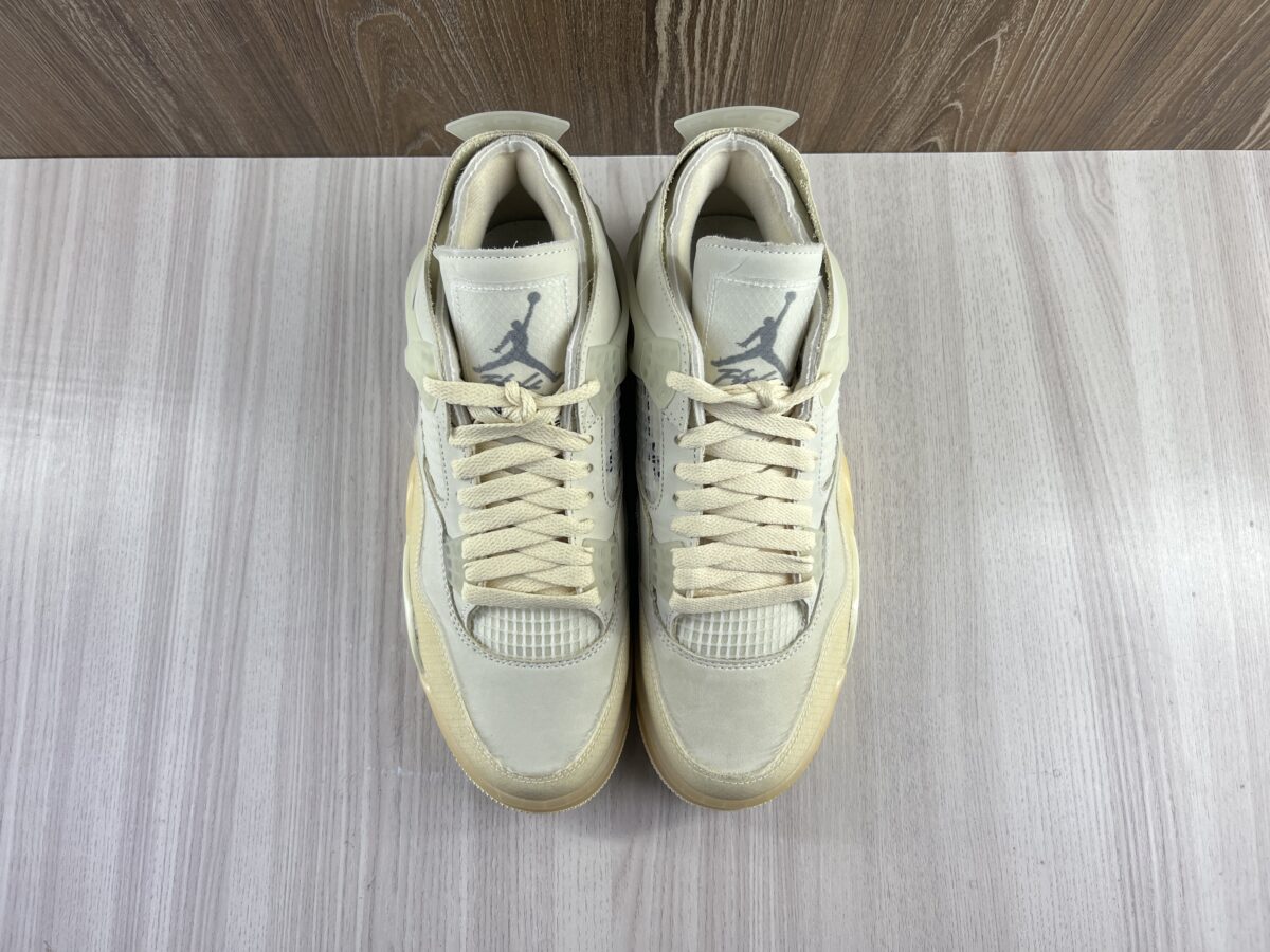 Jordan 4 Retro Off-White Sail - Image 3