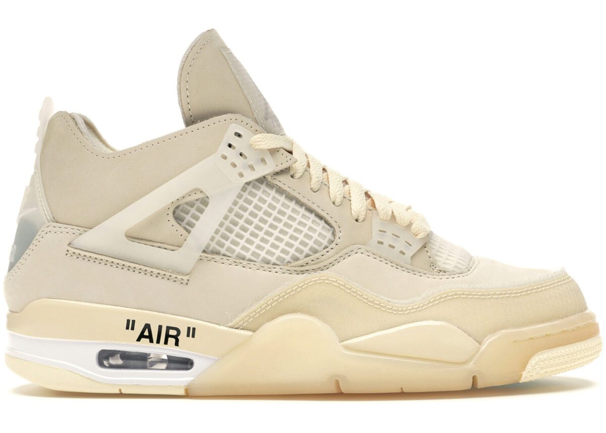 Jordan 4 Retro Off-White Sail - Image 1