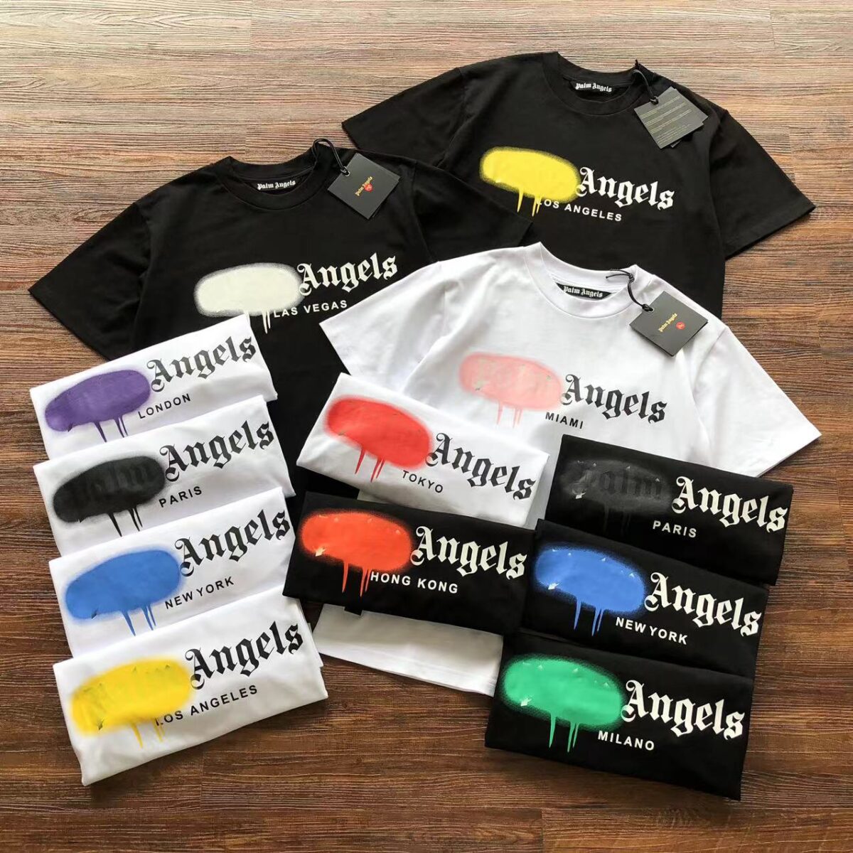 Palm Angels Spray T-Shirt - Image 1