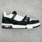 Louis Vuitton LV Trainer White Black - Image 2