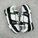 Louis Vuitton LV Trainer White Black - Image 3